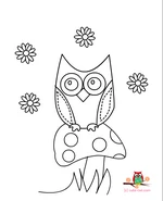 owl coloring pages
