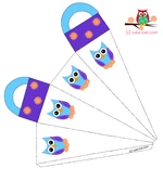 adorable party favor bag featuring cute owl