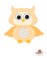yellow owl sticker